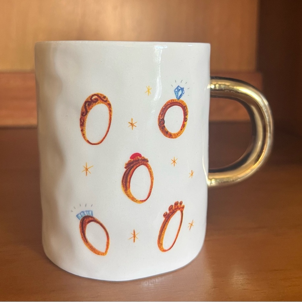 Angela Staehling - “Five Golden Rings” Mug - Booville by Magenta